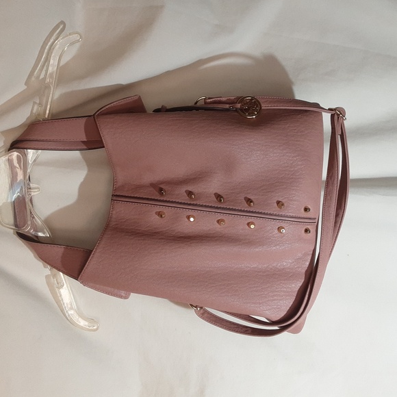 Jessica Simpson Handbags - Jessica Simpson Leather with Crossbody Strap Tote Bag NWOT